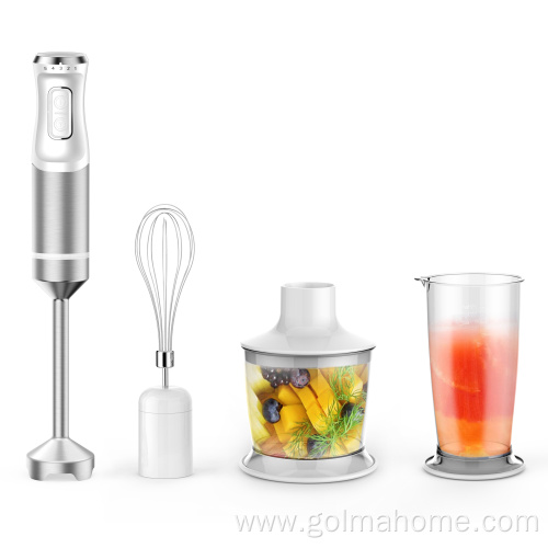 Multi-Speed and Turbo Mode 500W Handheld Food Mixer Stick Blender Set Immersion Hand Blender